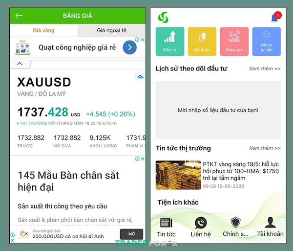app-theo-doi-gia-vang-8 Nhà đầu tư không chỉ có thể cập nhật thông tin mới nhất về giá vàng mà còn có thể mở rộng kiến thức