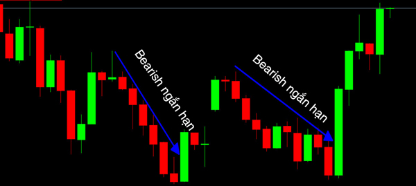 Bearish trong ngắn hạn