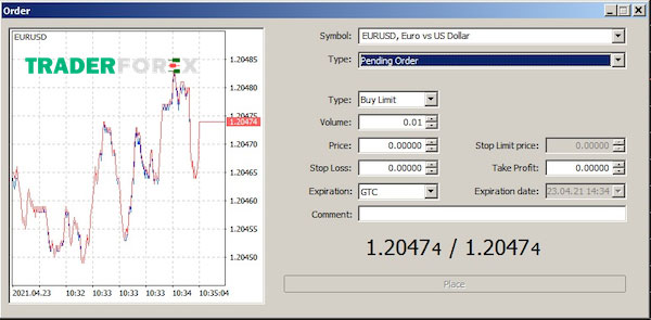 buy-limit-la-gi-4 Làm sao để thực hiện Buy Limit trên MT4?