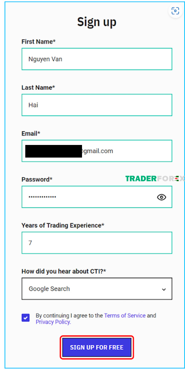 city-traders-imperium-3 Những mục thông tin cần thiết để đăng ký thành viên