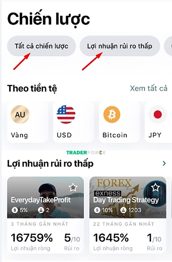 Thực hiện Copy Trade trên Exness