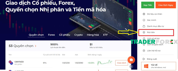dang-ky-iq-option-1 Lựa chọn mục Rút Tiền