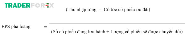 Công thức tính chỉ số EPS loãng 