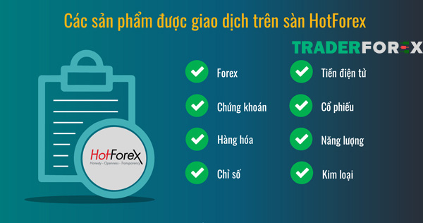 hotforex-21 Một số sản phẩm tại Hotforex