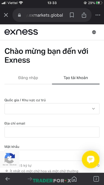 Nhập chính xác và đầy đủ các thông tin mà hệ thống yêu cầu