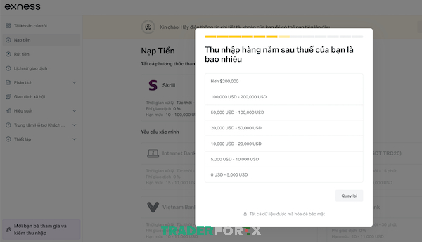 Khoản tiền hằng năm bạn nhận được sau khi tính thuế là bao nhiêu?