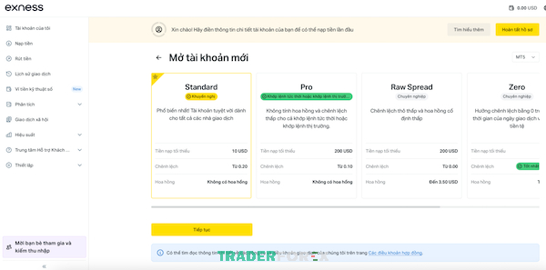 Lựa chọn tài khoản phù hợp với nhu cầu đầu tư của bản thân