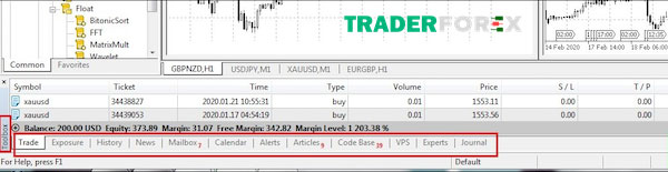 huong-dan-su-dung-metatrader-5-2 Khu vực Toolbox