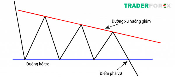 Dạng mô hình tam giác giảm