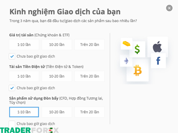 mo-tai-khoan-etoro-15 Nhập kinh nghiệm Giao dịch của bạn