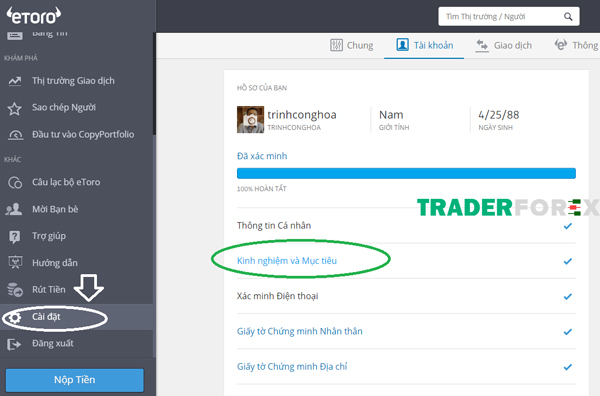 mo-tai-khoan-etoro-25 Chọn kinh nghiệm và mục tiêu