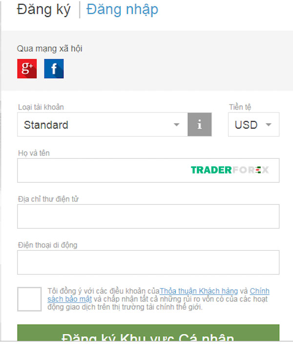 mo-tai-khoan-forex-10 Điền thông tin đăng nhập