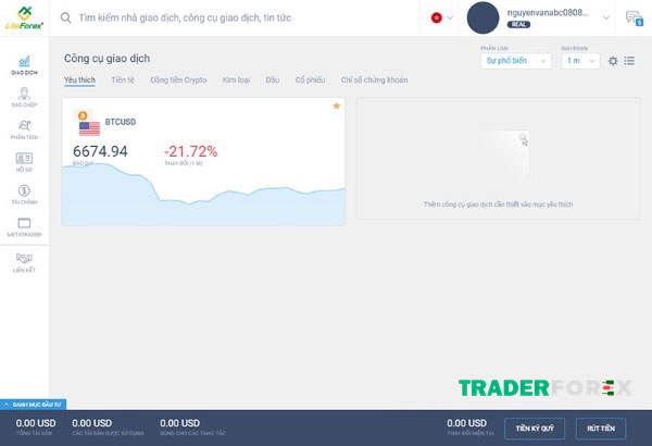 mo-tai-khoan-liteforex-5 Giao diện liteforex khi đăng nhập