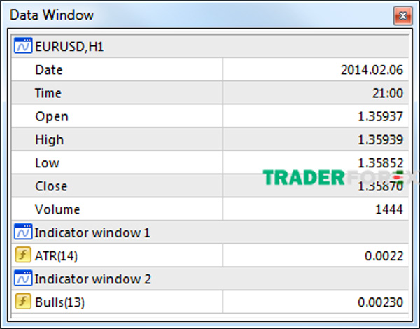 Data window