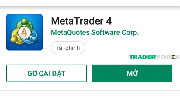 Cách thức cài đặt ứng dụng Metatrader 4