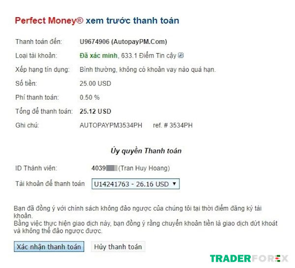 perfect-money-4 Xác nhận các thông tin thanh toán
