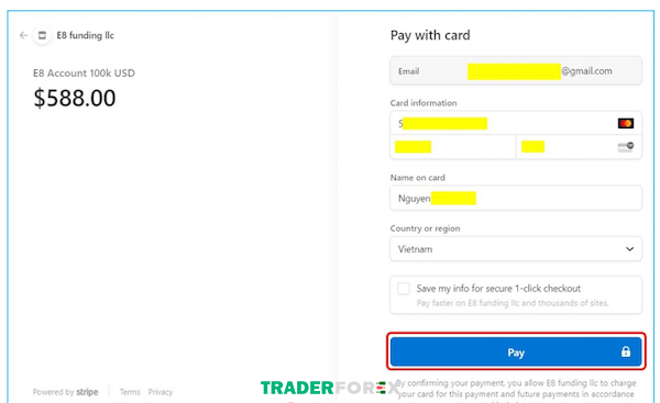 quy-e8-10 Thanh toán qua thẻ (Pay with Card) là lựa chọn được cho là tối ưu hơn