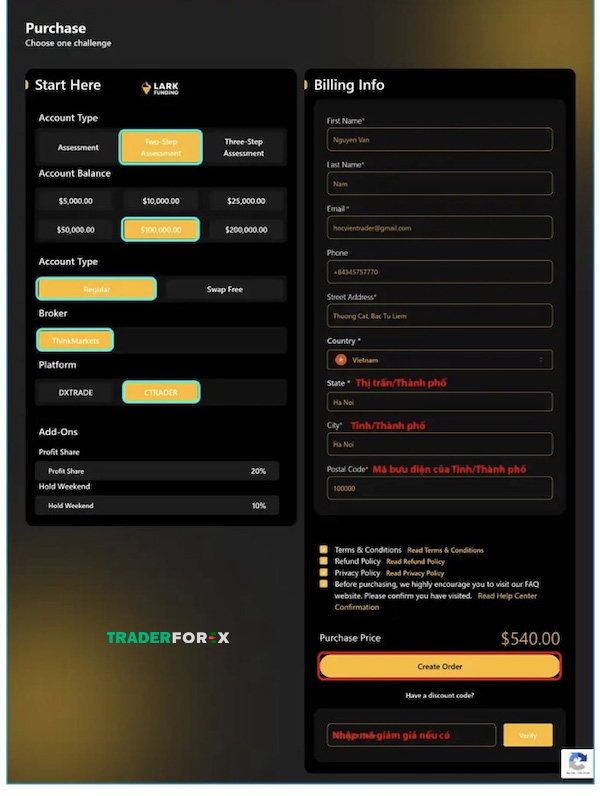 quy-lark-funding-10 Cách thức đăng ký tài khoản Lark Funding