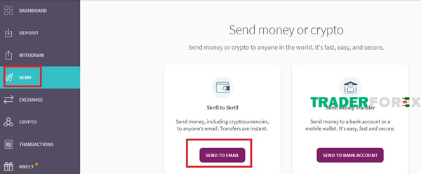 skrill-la-gi-12 Chuyển tiền đến ví Skrill khác