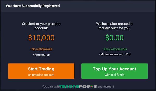 Tài khoản luyện tập - Practice Account và tài khoản thực (Real Fund) 
