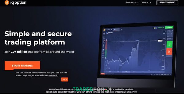 Nhà đầu tư tham gia sàn bằng cách nhấn chọn “Start Trading”