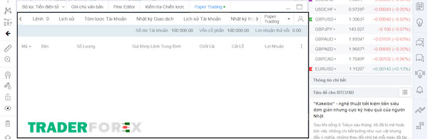 tradingview-la-gi-3 Giao diện khi đã kết nối tài khoản