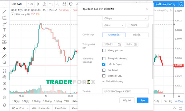 tradingview-la-gi-33 Cách thêm cảnh báo