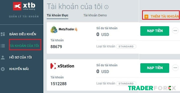 mo-tai-khoan-xtb-9 Cách mở thêm tài khoản mới trên sàn XTB